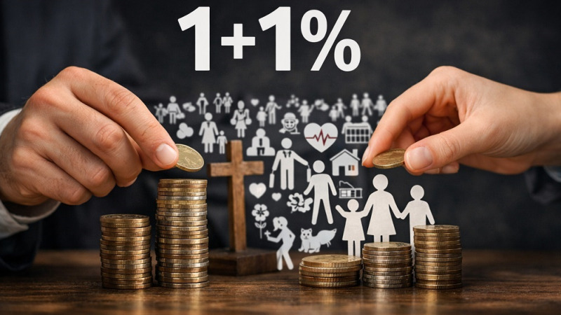 A NAV ajánlata: Ajánlja fel adója 1+1 százalékát!